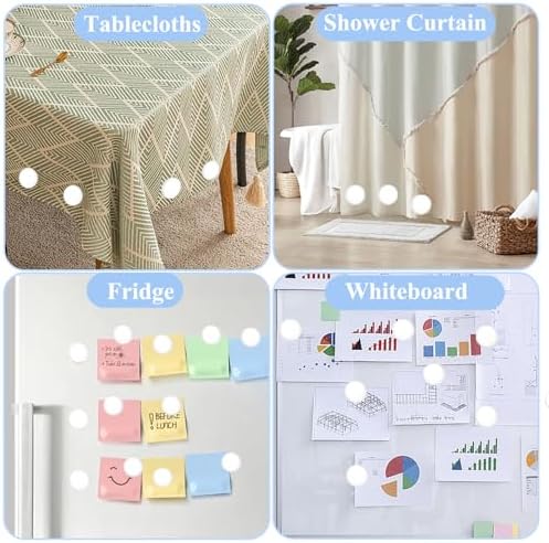 12 Pack Magnetic Curtain Weights for Shower Curtains