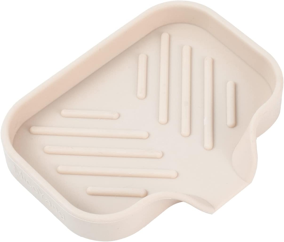 Silicone Bathroom Soap Dish with Drain Spout