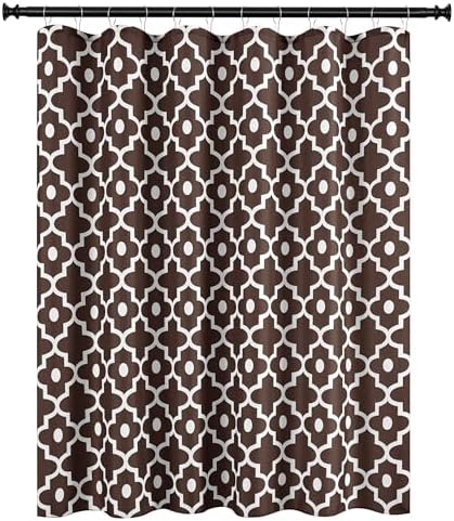 Biscaynebay Textured Brown Shower Curtain 72x72