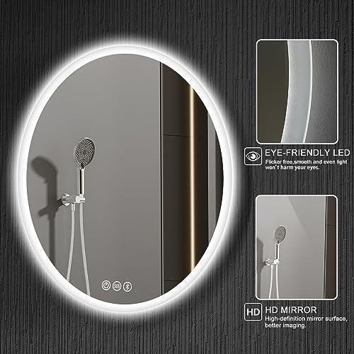 Sbagno 24 Smart Mirror with Bluetooth and Anti-Fog