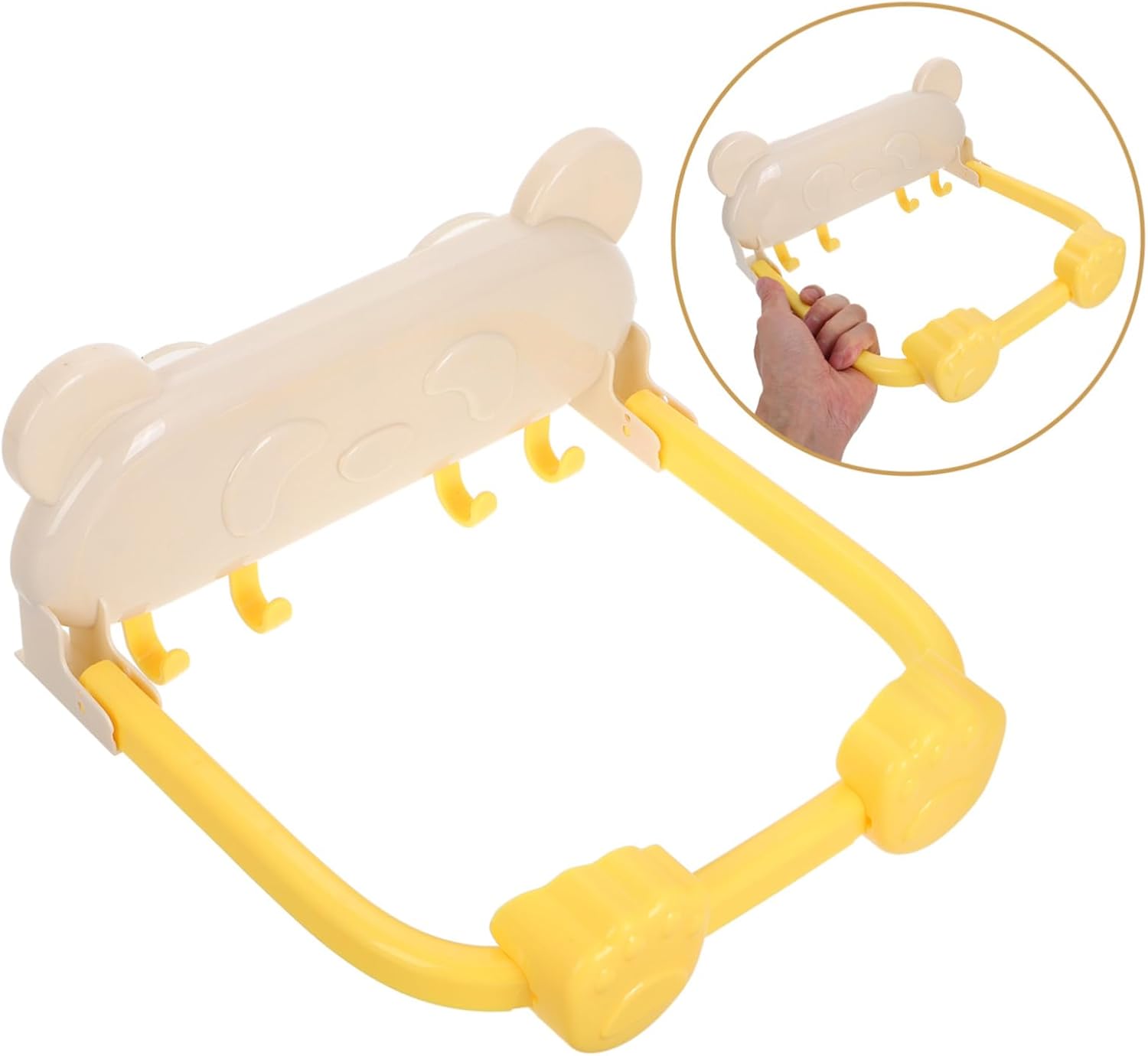 PHENOFICE Foldable Bathroom Organizer Wall Hook 1