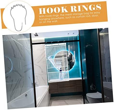 Zerodeko Mesh Shower Caddy with Hook for Family and Dorms