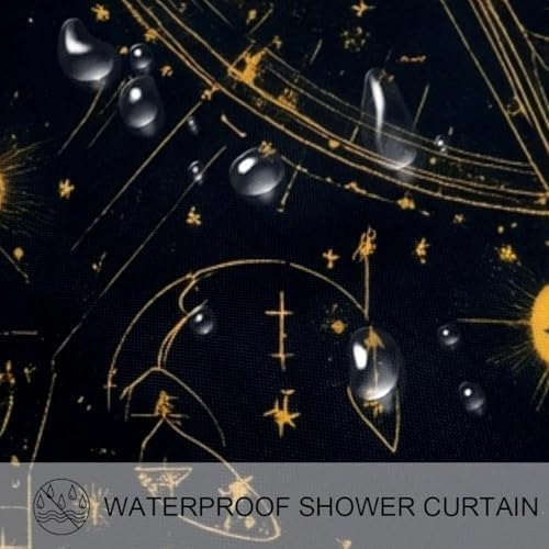 VAPOKF Bill Cipher Shower Curtain with 12 Hooks 1