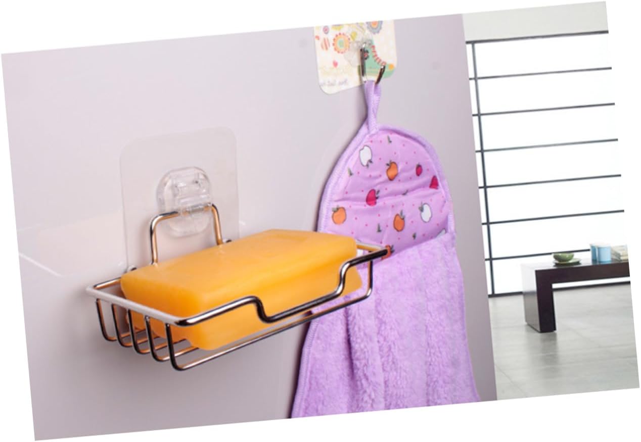 LIFKOME Self-Adhesive Soap Dish Holder for Wall and Kitchen