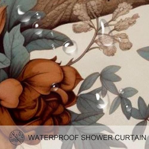 VAPOKF Cute Squirrel Shower Curtain 66x72 Inches 1