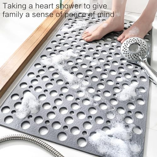 WEISUYUUS TPE Suction Cup Bath Mat