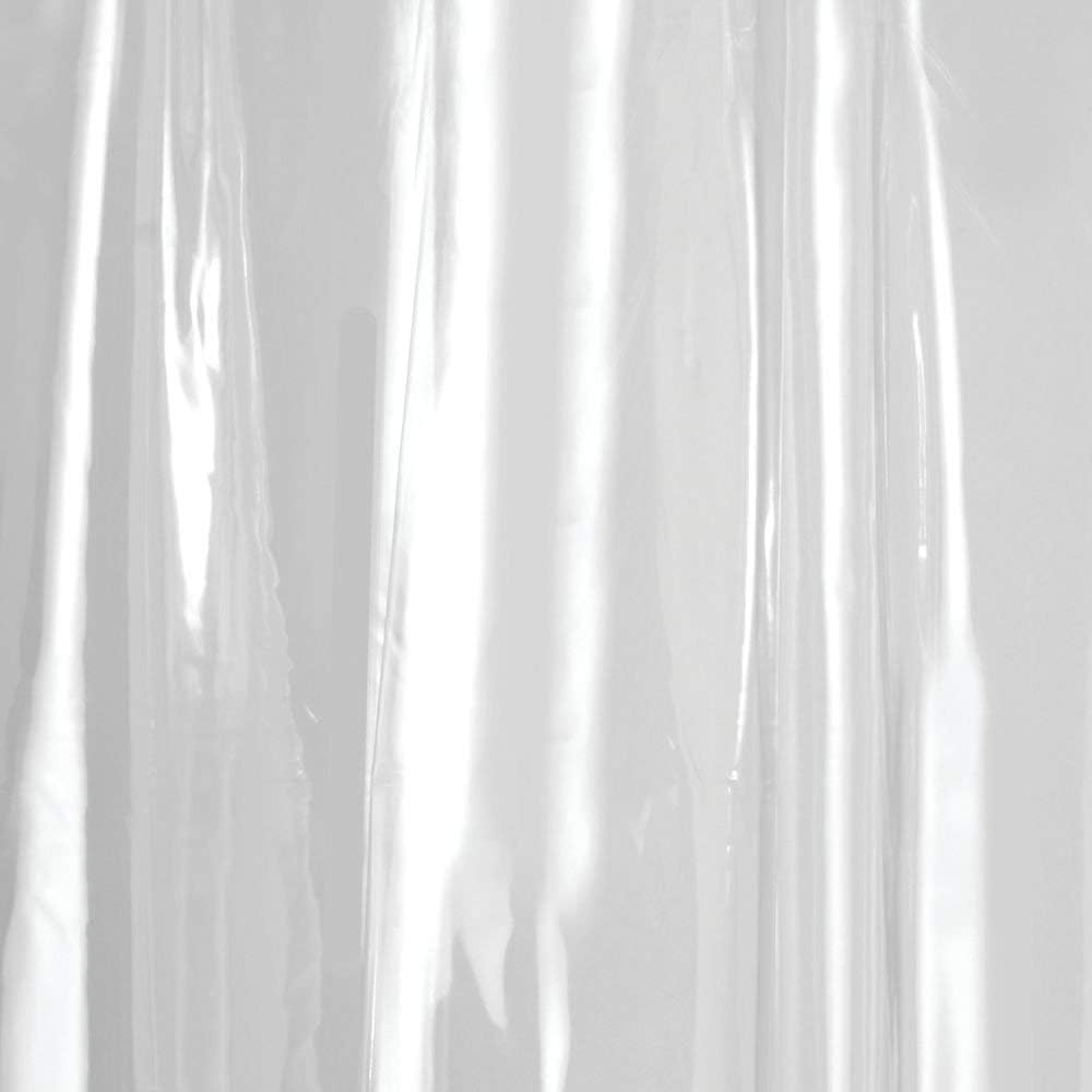InterDesign Vinyl Shower Curtain Liner 108 x 72 Inches Clear