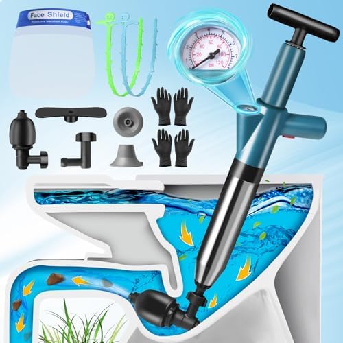 Livehitop High Pressure Toilet Plunger Tool
