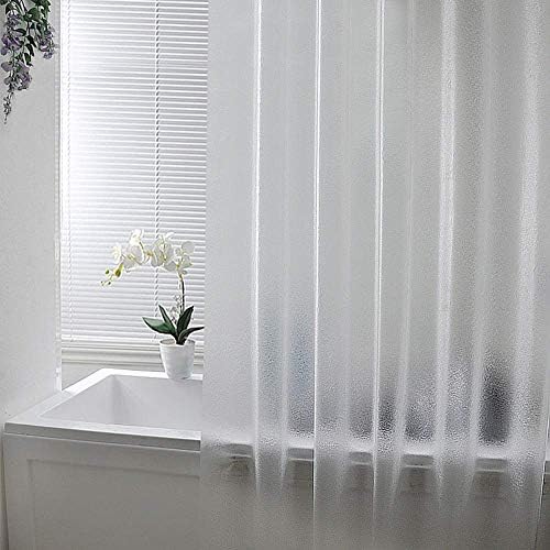 AooHome 72x60 Inch Short Shower Curtain Liner with Magnets