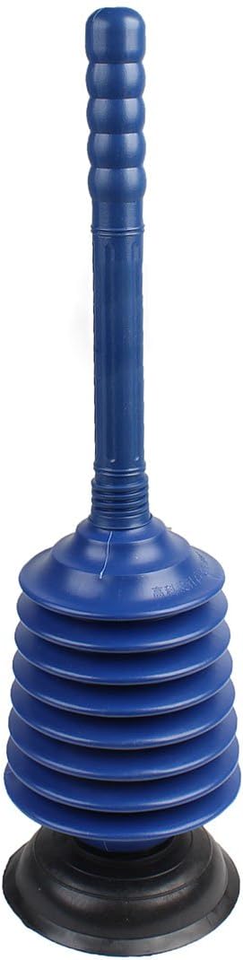 Qtqgoitem 50cm Toilet Plunger Blue Black