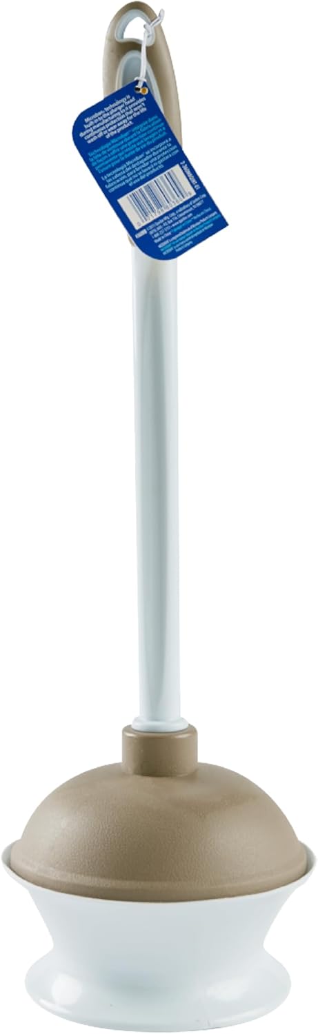Quickie Plastic Toilet Plunger with Caddy 1
