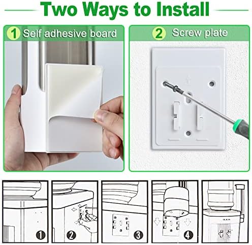 Haqaf Wall Mounted Cup Dispenser for Home Office and Gym