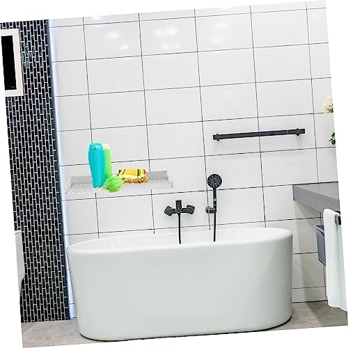 FOYTOKI Aluminum Shower Shelf for Home Hotel Bathroom Use