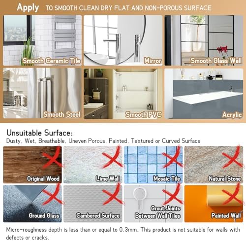 LEVERLOC Suction Cup Soap Dish Holder for Shower Wall