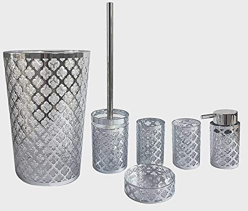 BH Home Linen Luxurious 6-Piece Bathroom Accessories Set 1