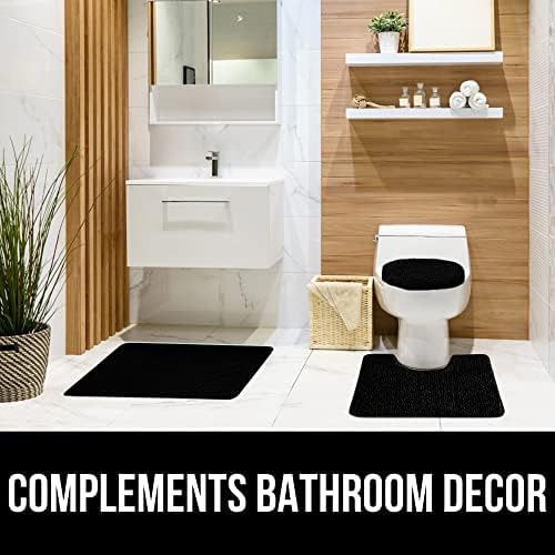 GORILLA GRIP Toilet Lid Cover and Shower Mat Bundle