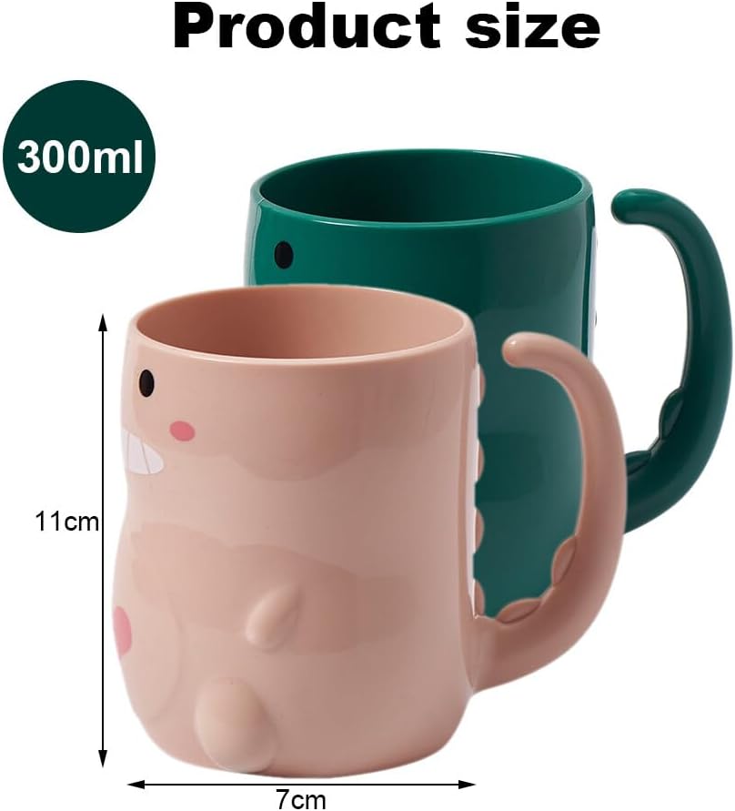 GmeDhc Dinosaur Toothbrush Holder Set of 2