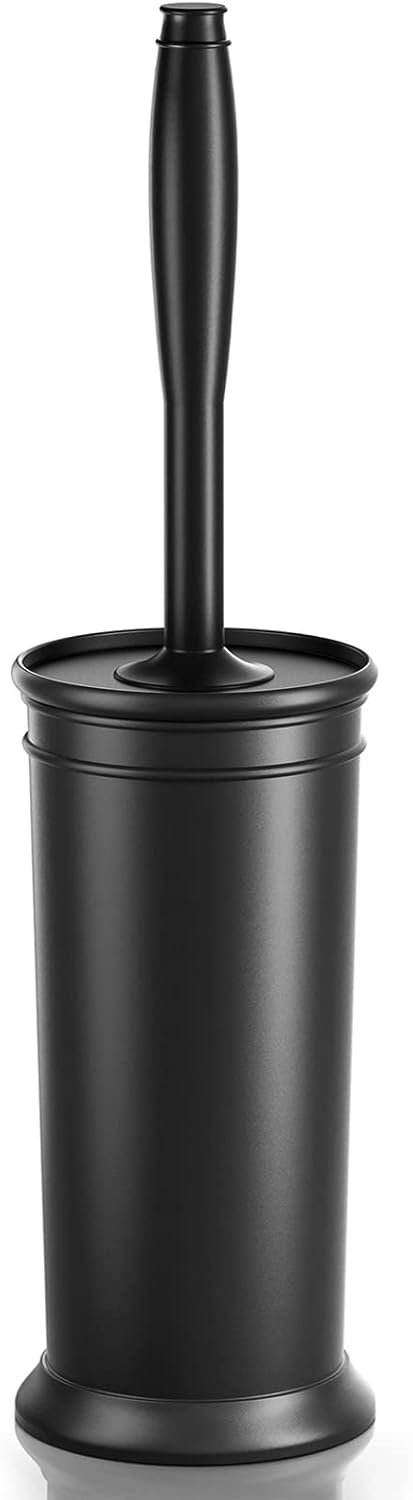 UPTRONIC Toilet Brush with Covered Holder Set