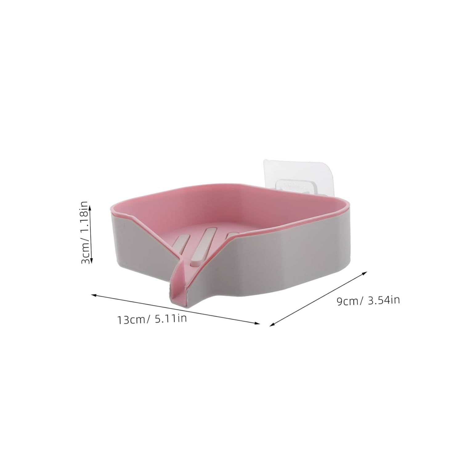 Wall Mounted Soap Dish with Toothbrush Holder