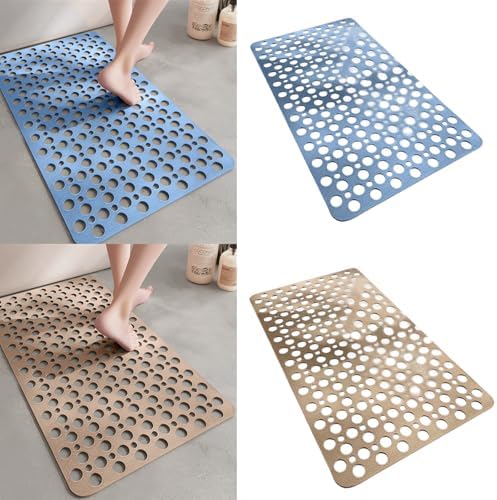 Haoyull Nonslip Waterproof Bathroom Mats with Suction Cups