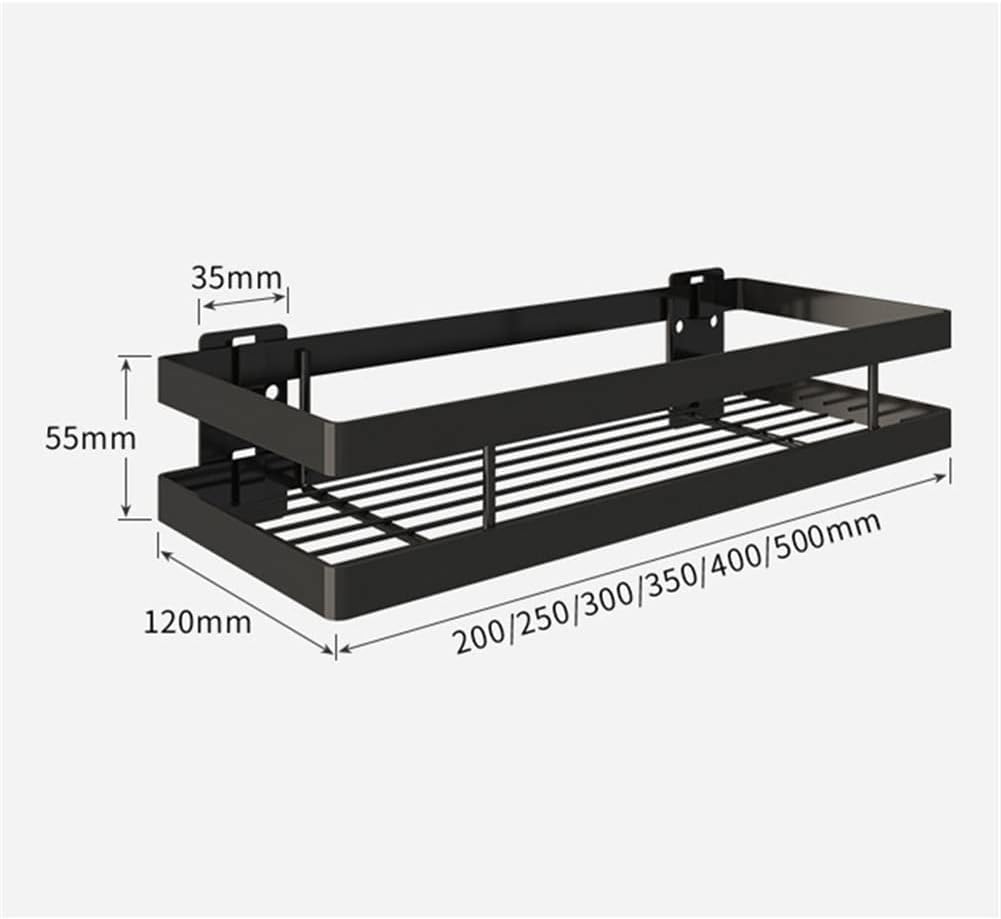 BAHELS Shower Caddy Bathroom Shelf Modern Black Design Durable and Easy to Clean