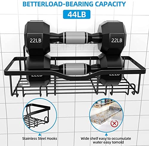LovYiu 4 Pack Shower Caddy Set No Drilling