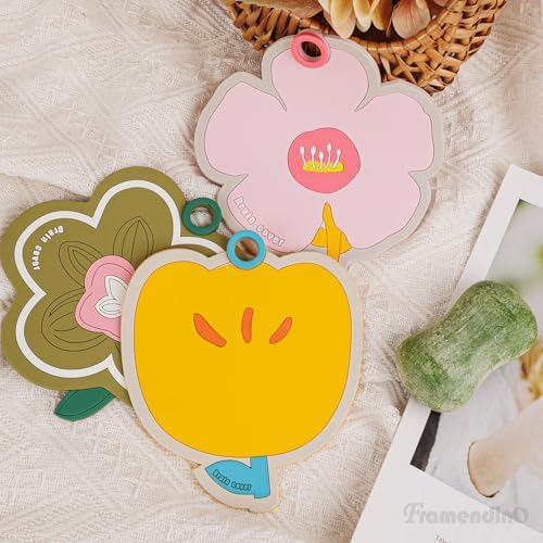 Framendino 3 Pack Flower Shaped Silicone Bathtub Drain Cover 1