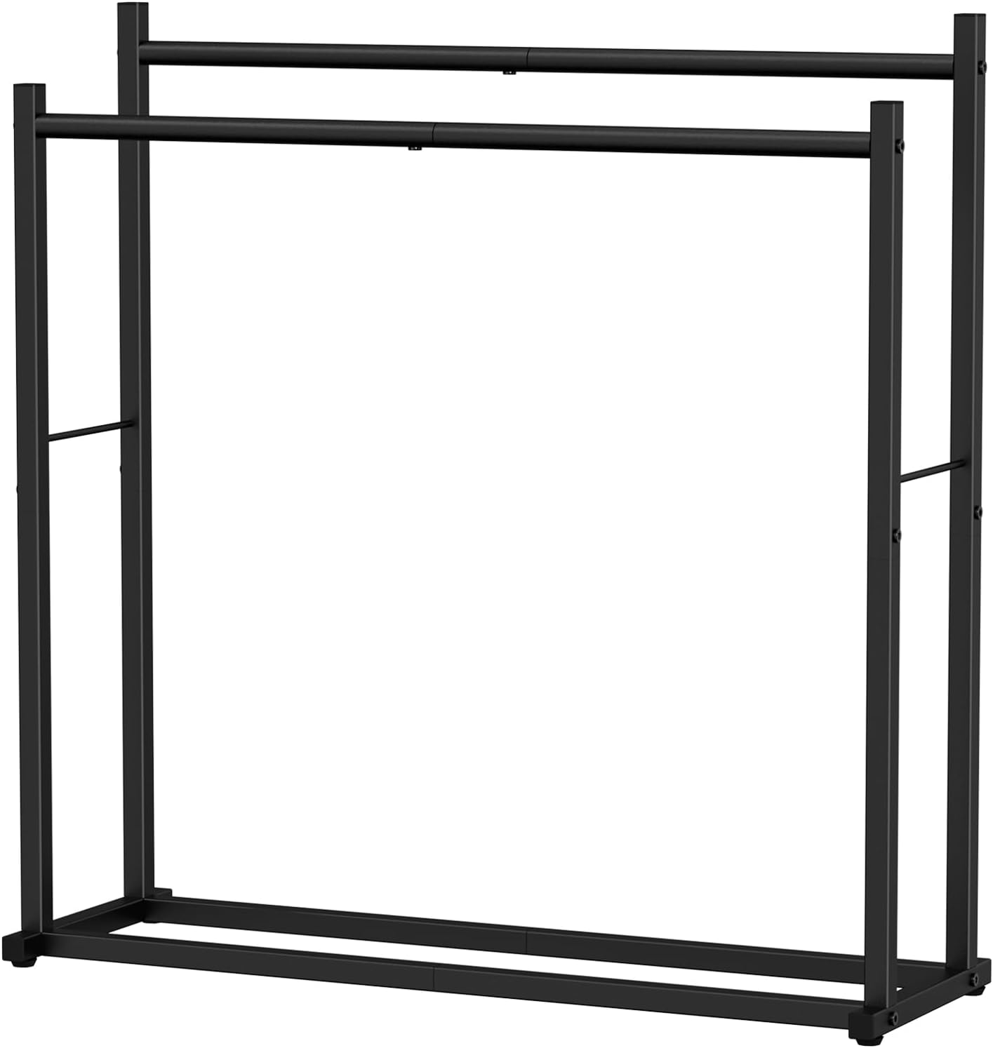 Honiter 2 Tier Free Standing Towel Rack - Black