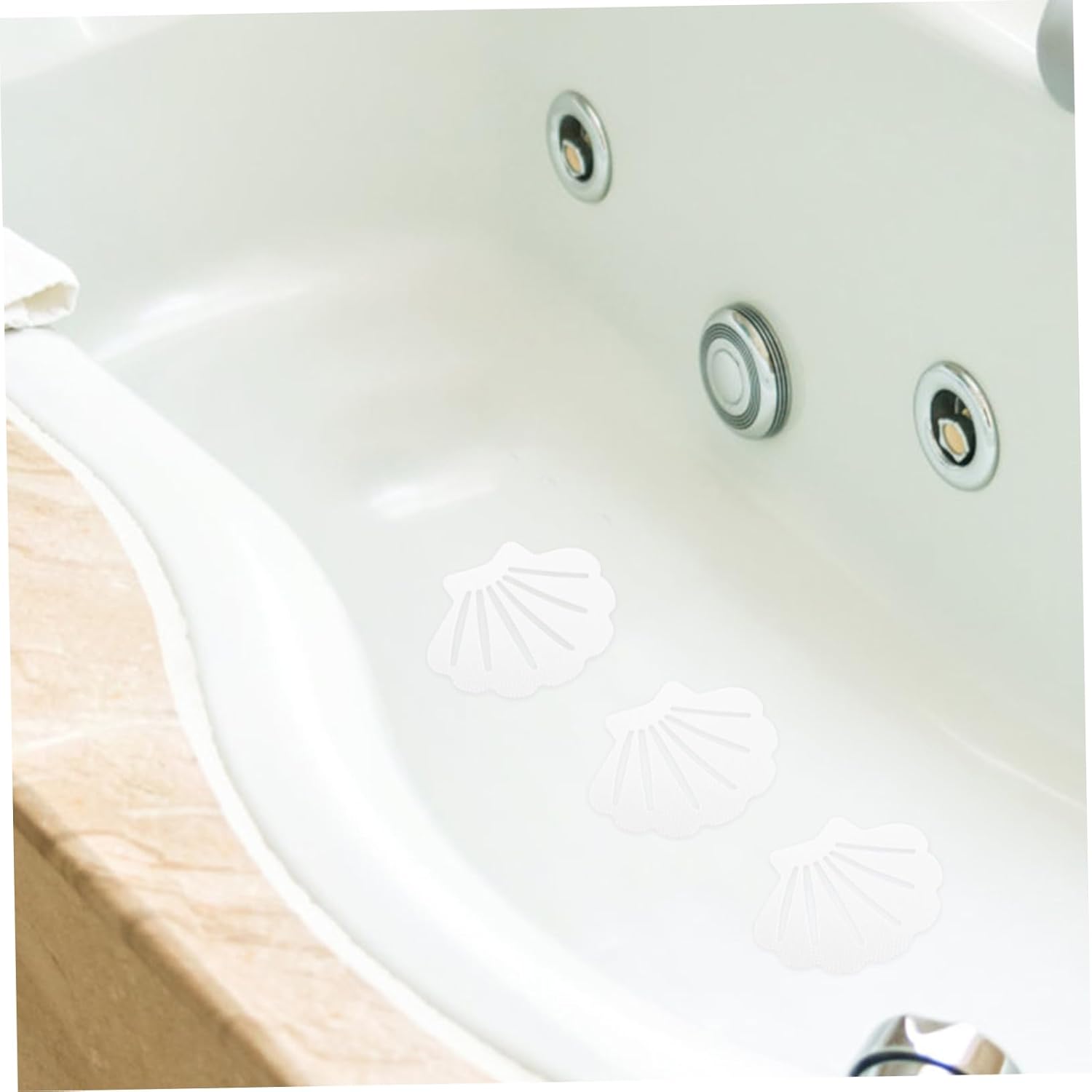 Amosfun Shell Shaped Anti-Slip Bathtub Decals