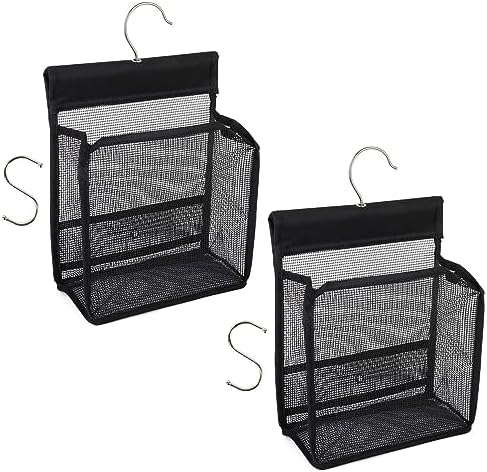 ABCISI Mesh Shower Bag with Hook Attachment Pack of 2