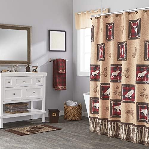 SKL Home Yellowstone Sundance Shower Curtain Brown 1