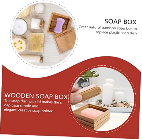 Amosfun Rustic Soap Dish with Drainage