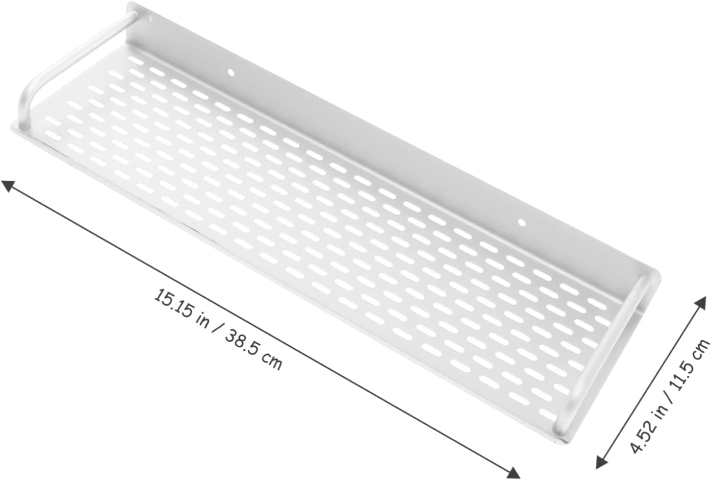 FOYTOKI Aluminum Shower Shelf for Home Hotel Bathroom Use
