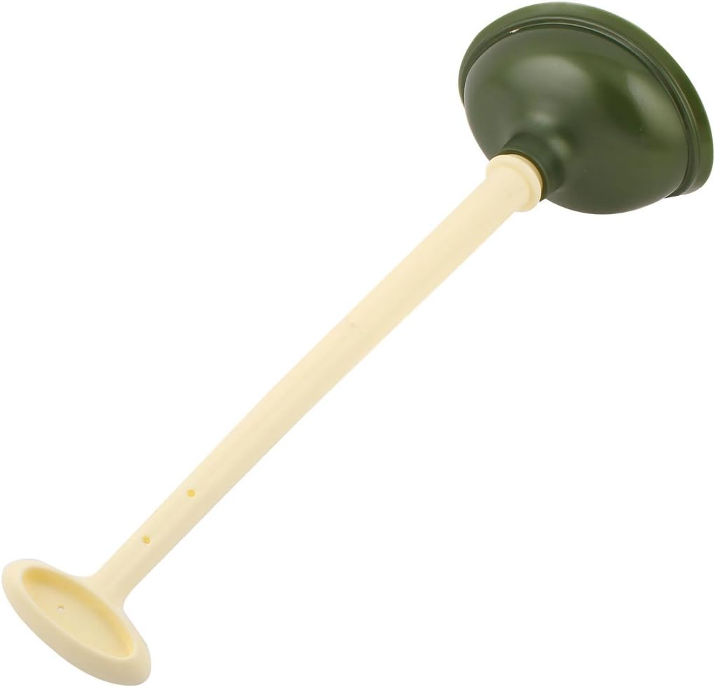 Qtqgoitem Rubber Suction Cup Toilet Plunger Army Green