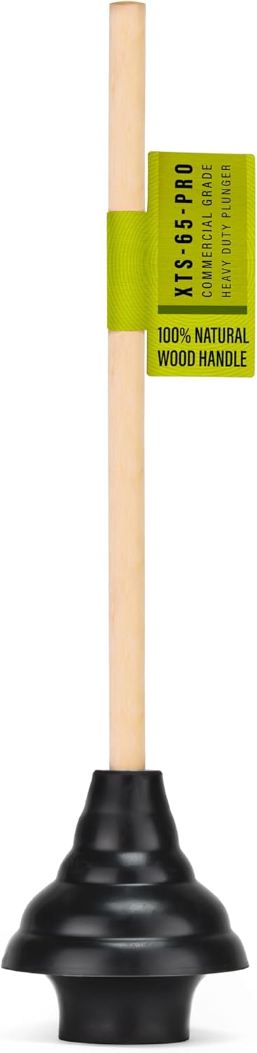 SteadMax XTS-65 PRO Heavy Duty Toilet Plunger 1