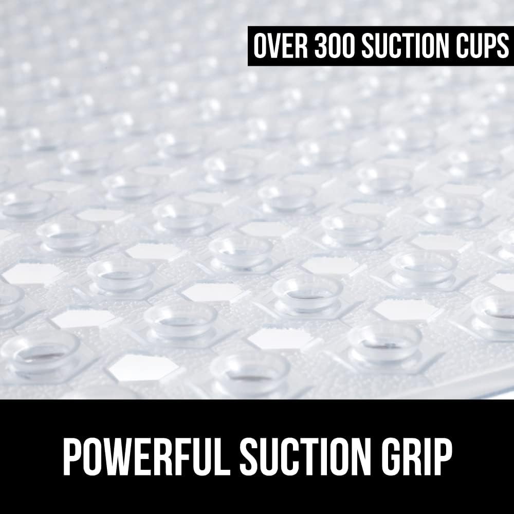 GORILLA GRIP Toilet Lid Cover and Shower Mat 2 Pack