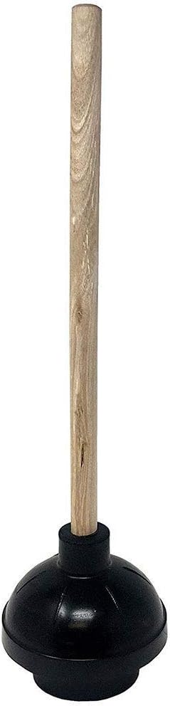 LavoHome Heavy Duty Toilet Plunger with Wooden Handle