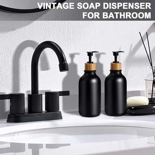 ALPIRIRAL Matte Black 5Pc Bathroom Accessories Set