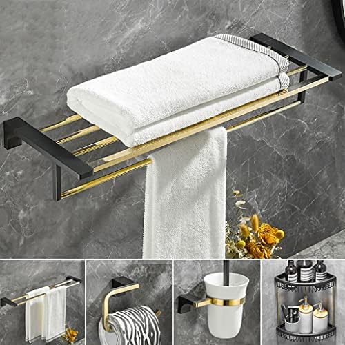 LeGDOr Bathroom Accessory Set with Copper Towel Bar and Luxury Hardware