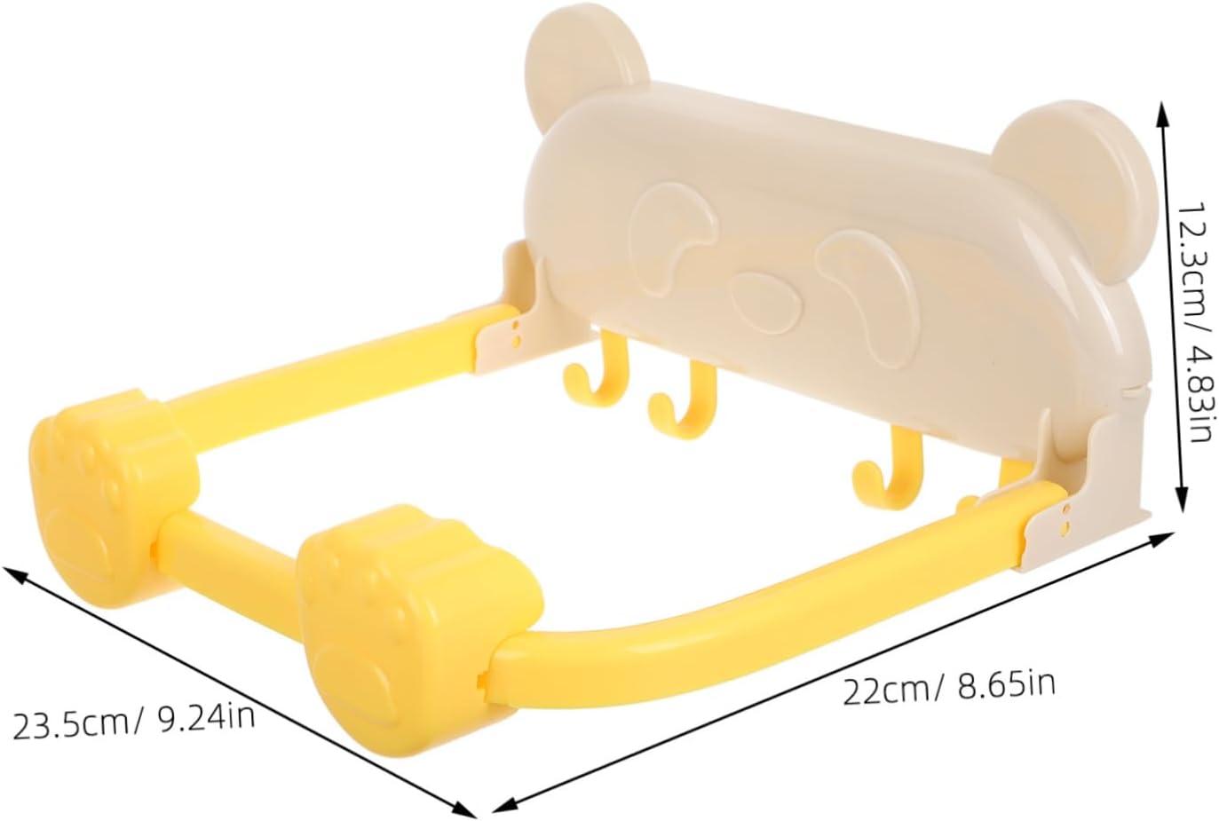 PHENOFICE Foldable Bathroom Organizer Wall Hook 1