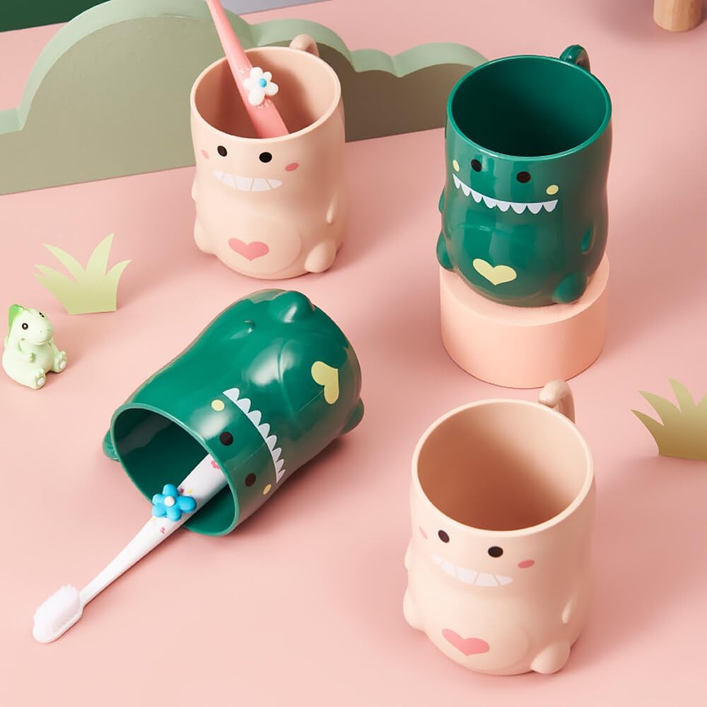 GmeDhc Dinosaur Toothbrush Holder Set of 2