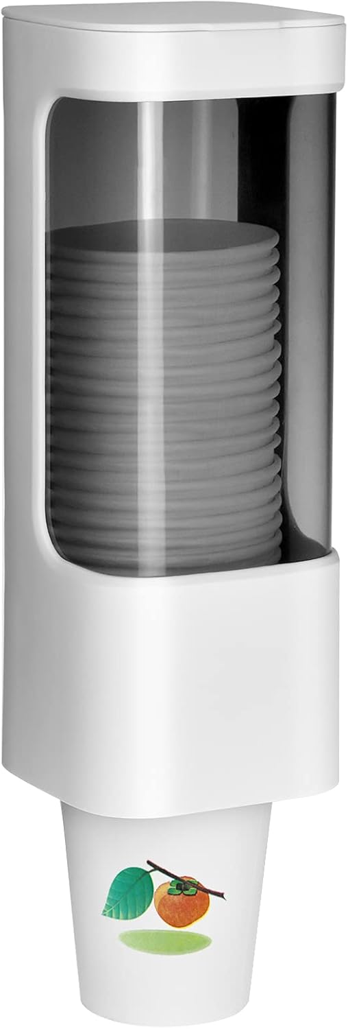 Haqaf Wall Mounted Cup Dispenser for Home Office and Gym