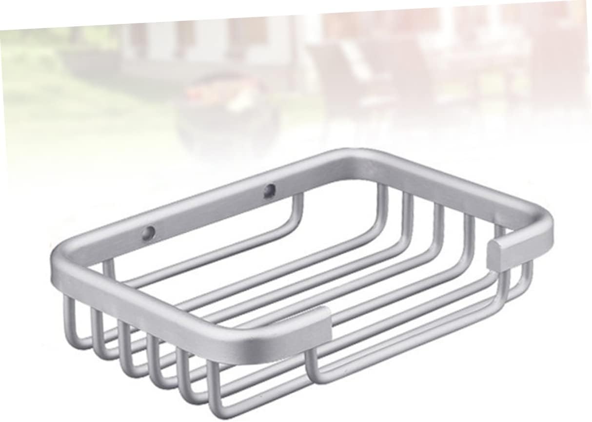 Luxshiny Aluminum Soap Holder for Bathroom