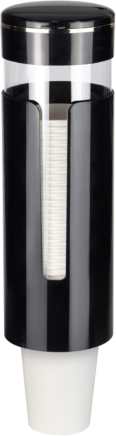 KIMCHOMERSE Wall Mount Cup Dispenser - Black