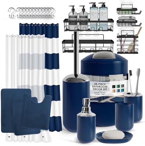 Clara Clark 28PC Bathroom Accessory Set