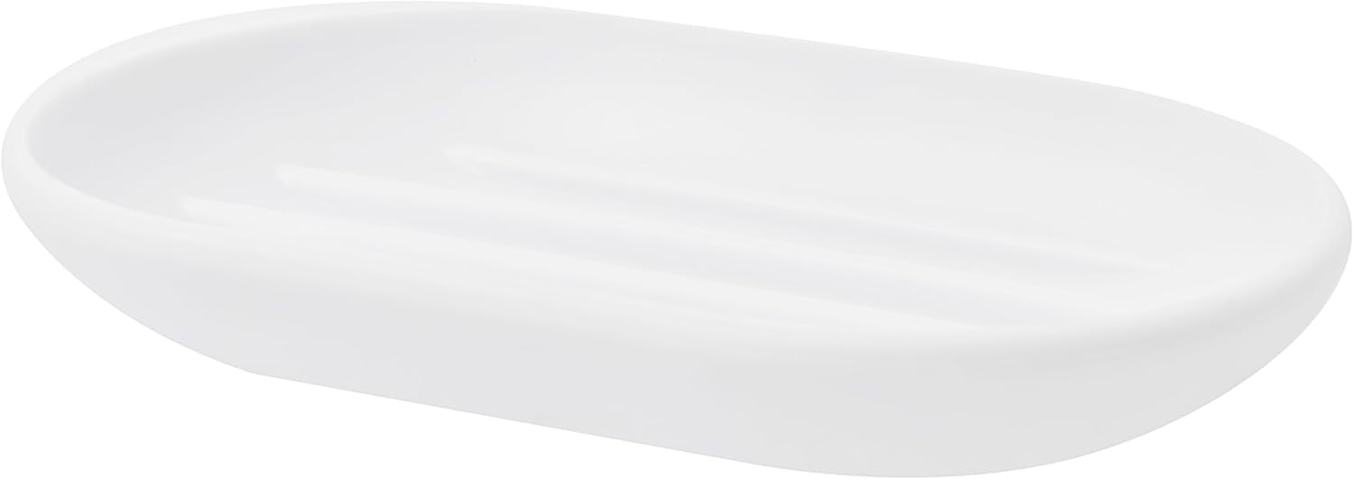 Umbra Touch Dish for Bathroom - Modern White Soap Holder