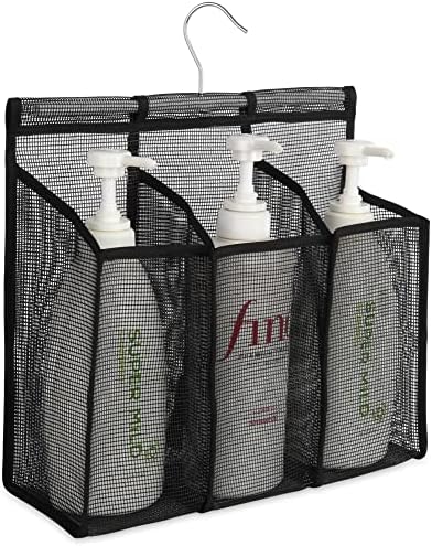 Phying Hanging Hook Bath Basket with 3 Pockets 1