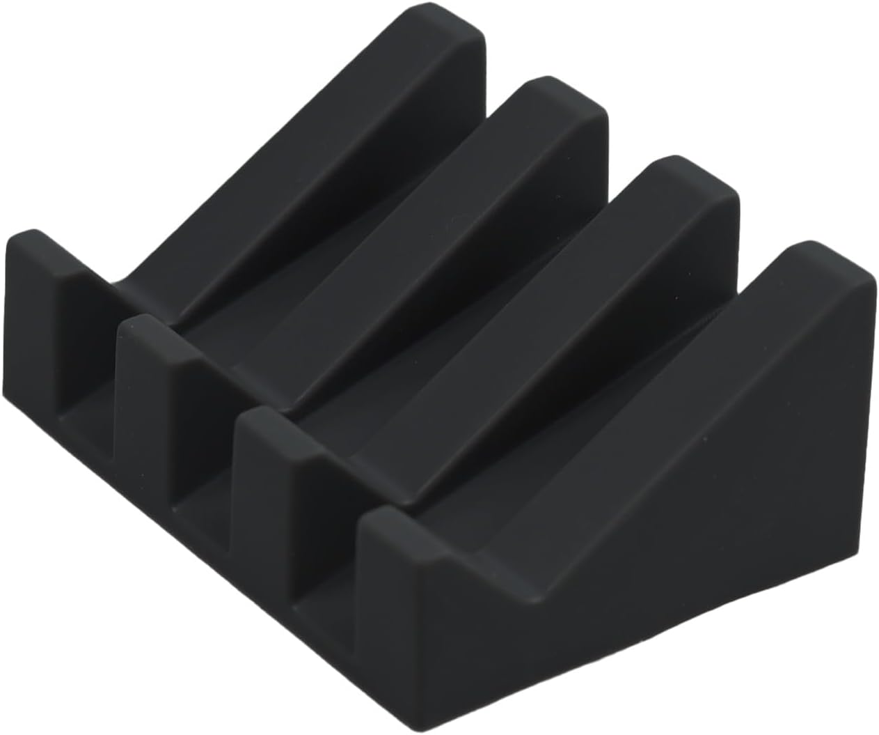 1Pcs Black Silicone Soap Holder for Bathroom and Kitchen