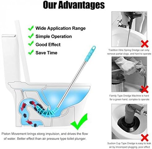 HOMEGOAL Siphon Toilet Plunger with Stainless Steel Handle 1