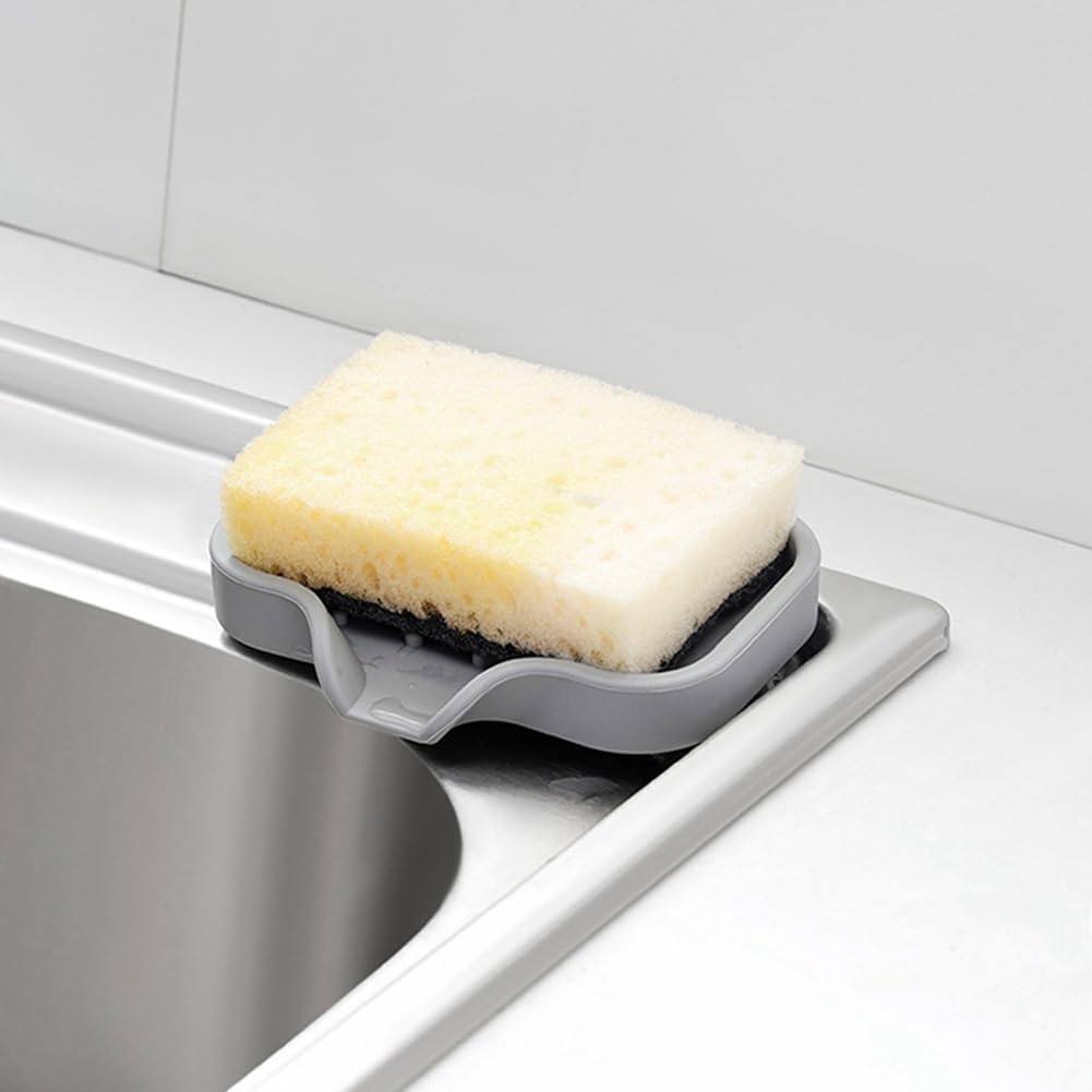 Self Draining Soap Bar Holder S Grey